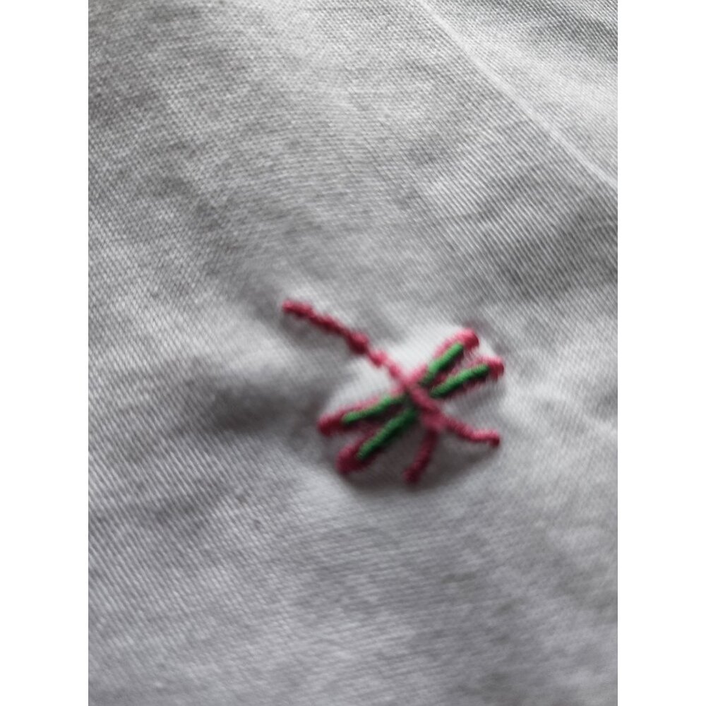 BRIGGS New York Women's Petite Embroidered Dragonfly Bermuda Shorts White 10P‎ - Picture 4 of 12